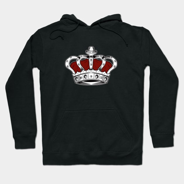 Red Crown Hoodie by adamzworld